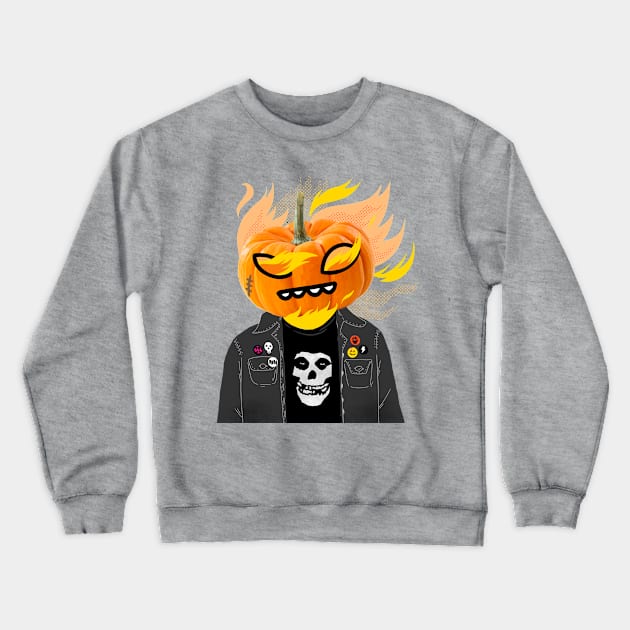 Jackie The Lantern Crewneck Sweatshirt by geolaw